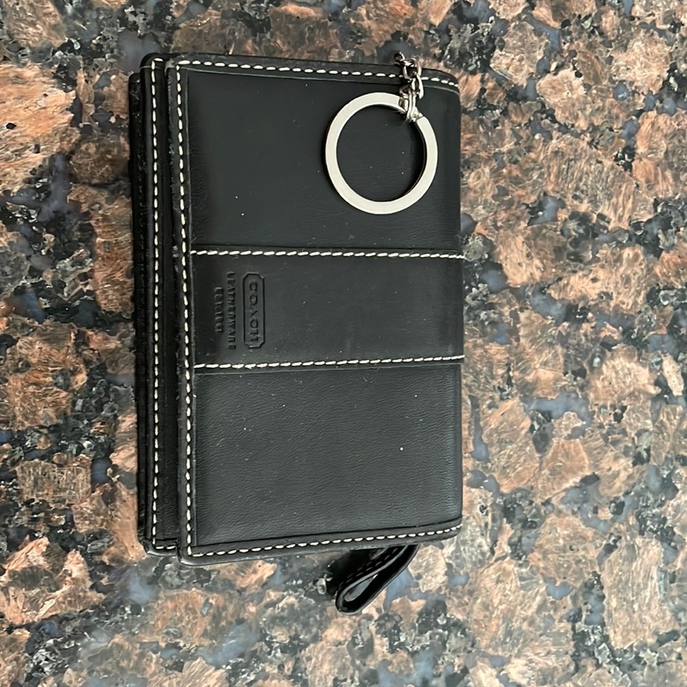 Coach wallet with key chain